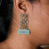 Anokhi -Dual Tone Jaali Earrings