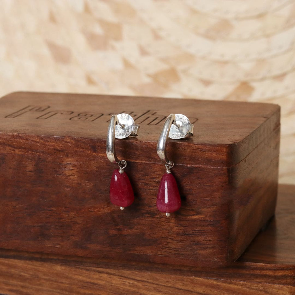 Ruby Drop Earrings – view 6 of 7