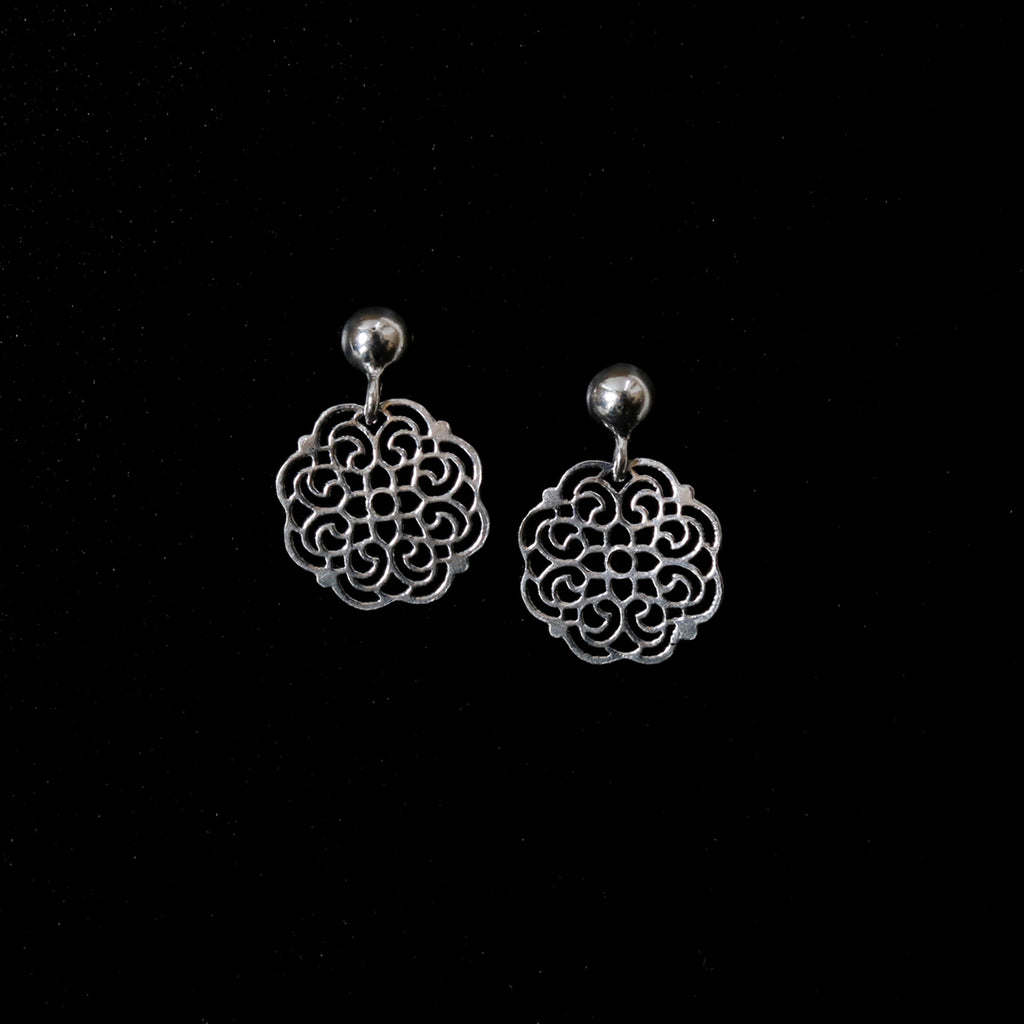 Silver earring