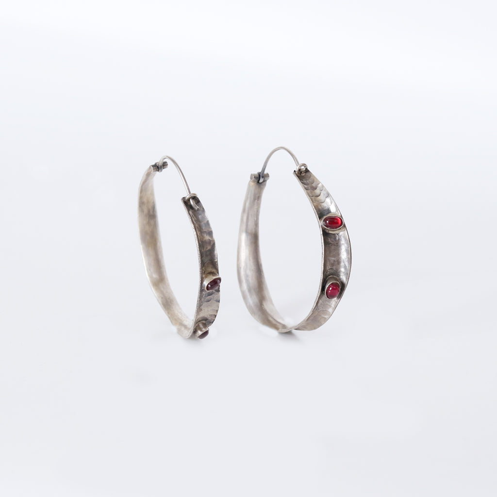 Silver earring