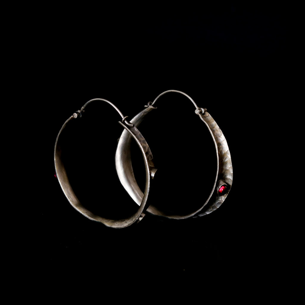 Silver earring
