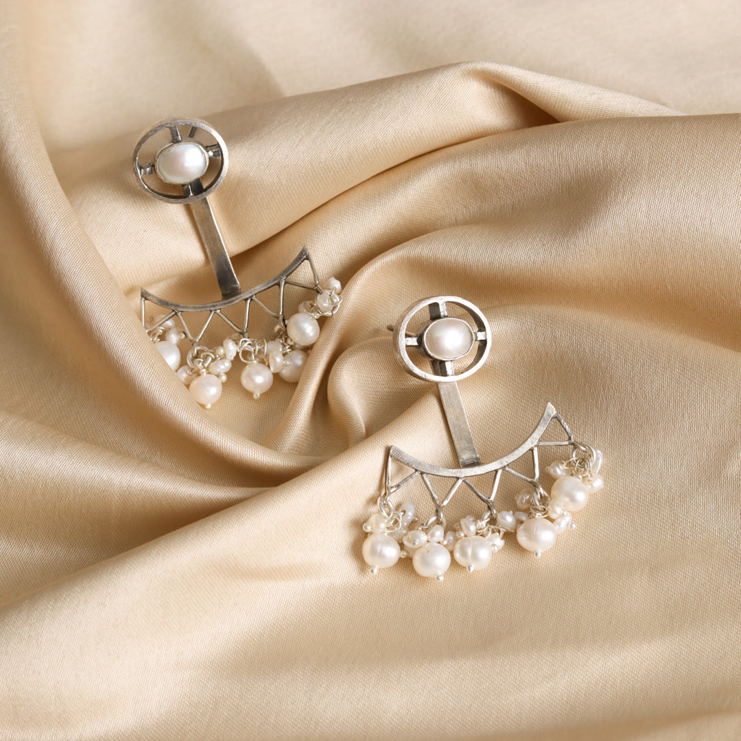 Silver earring