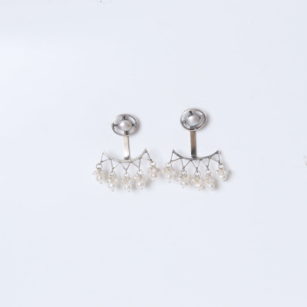Silver earring