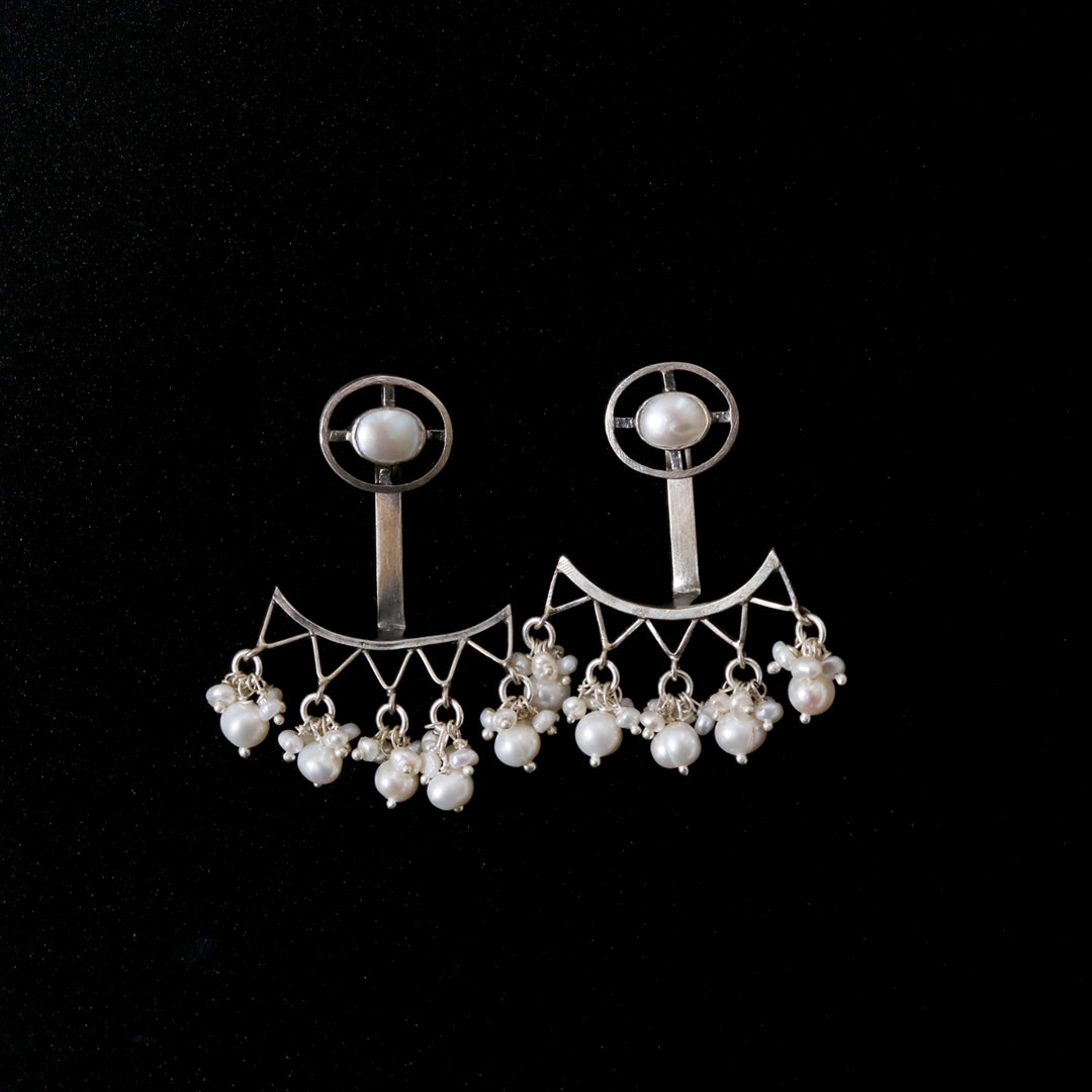 Silver earring