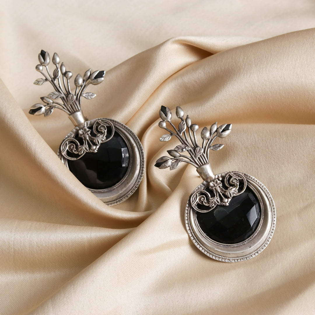 Silver earring