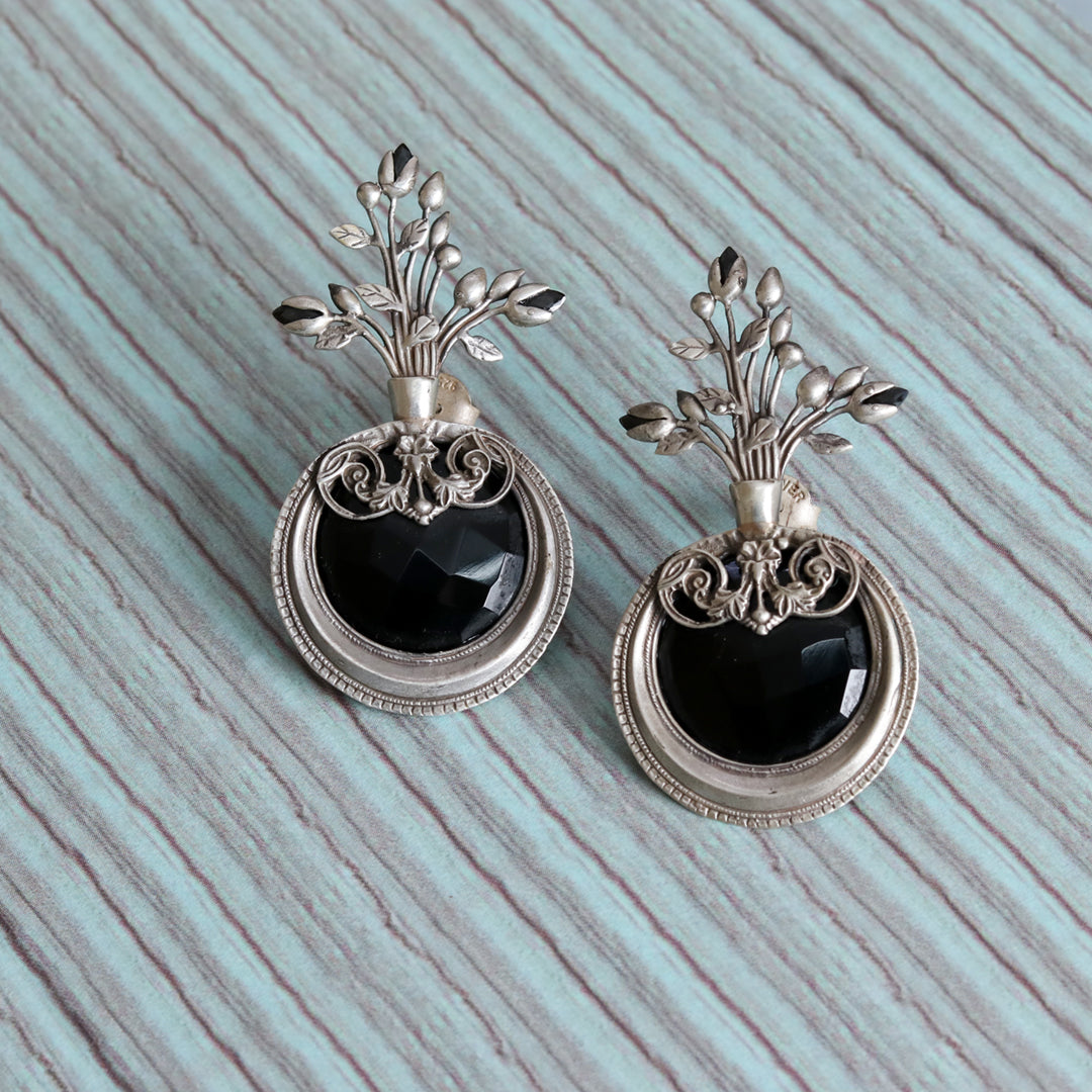Silver earring