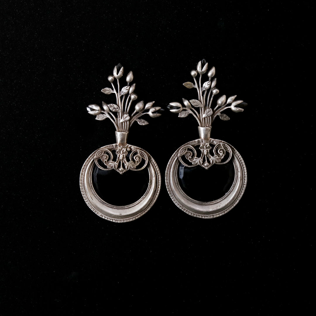 Silver earring