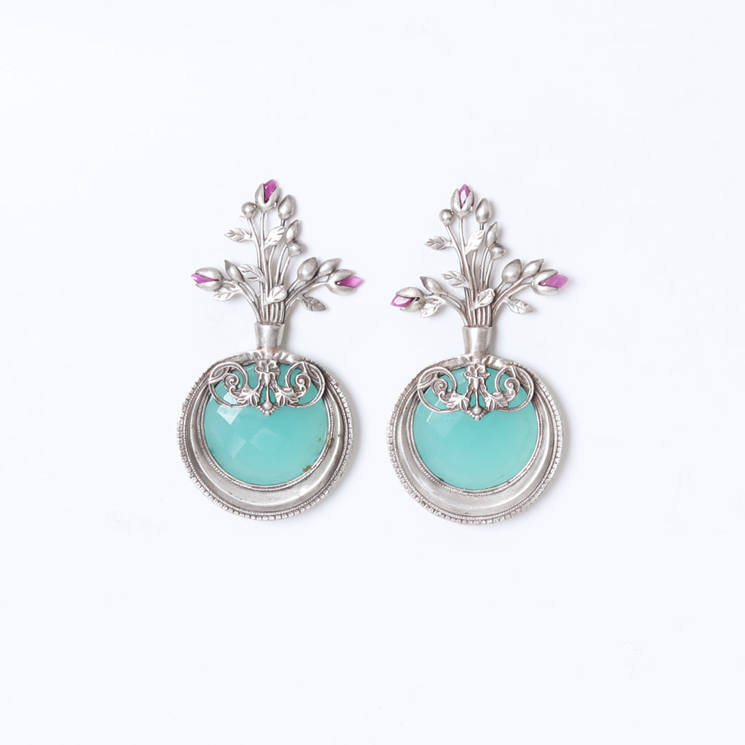 Silver earring