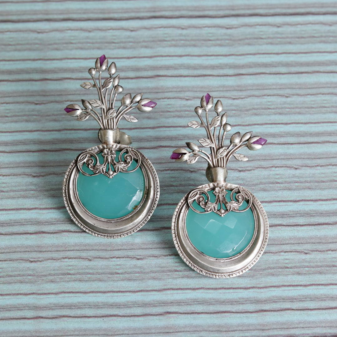 Silver earring