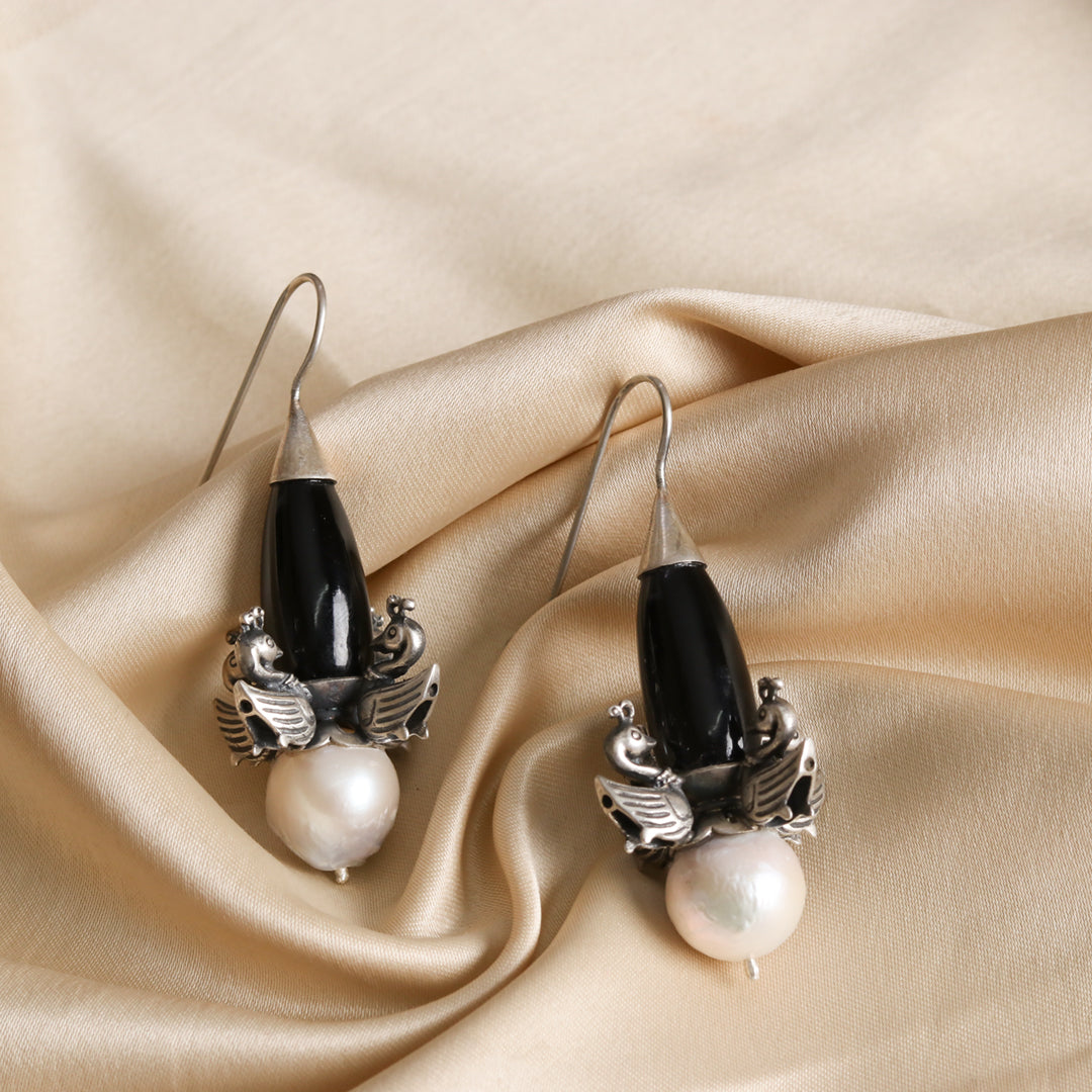 Silver earring