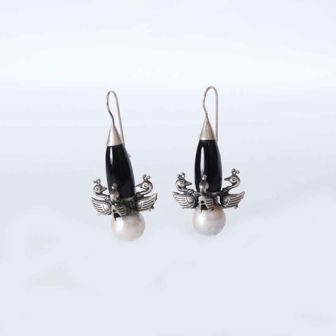 Silver earring