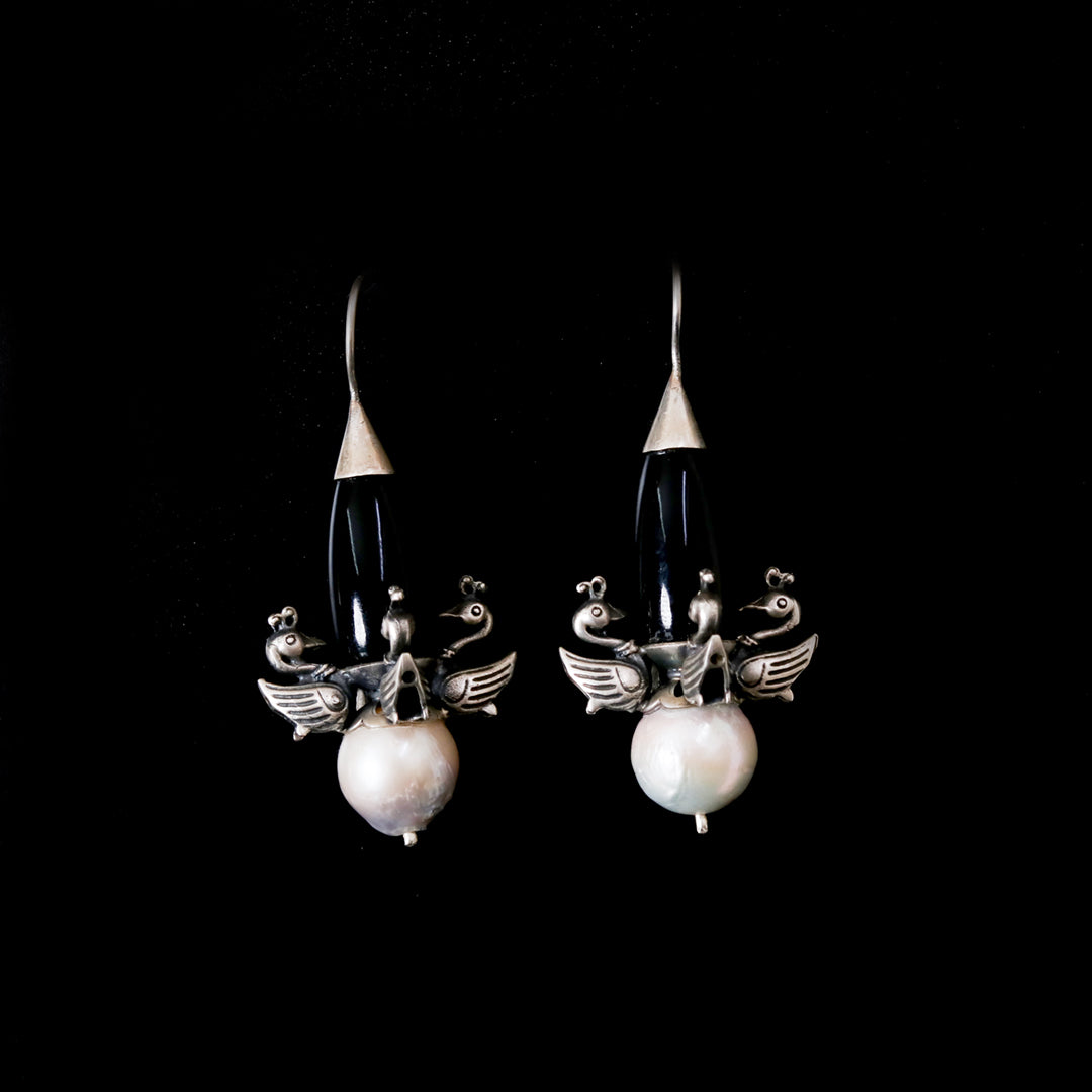 Silver earring