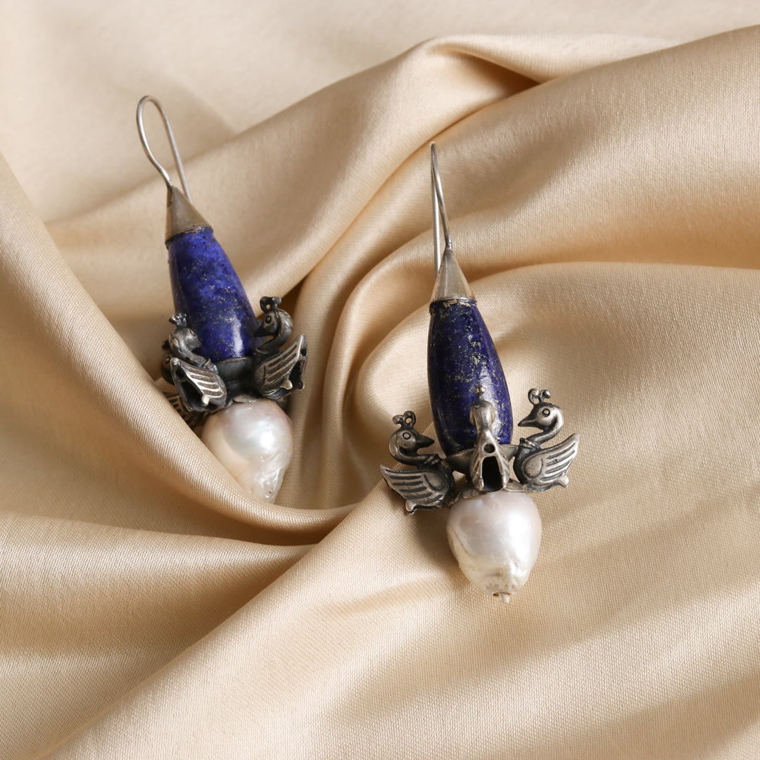 Silver earring