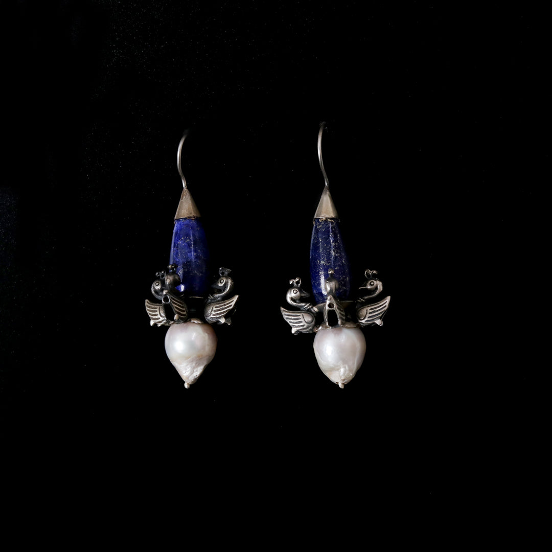 Silver earring