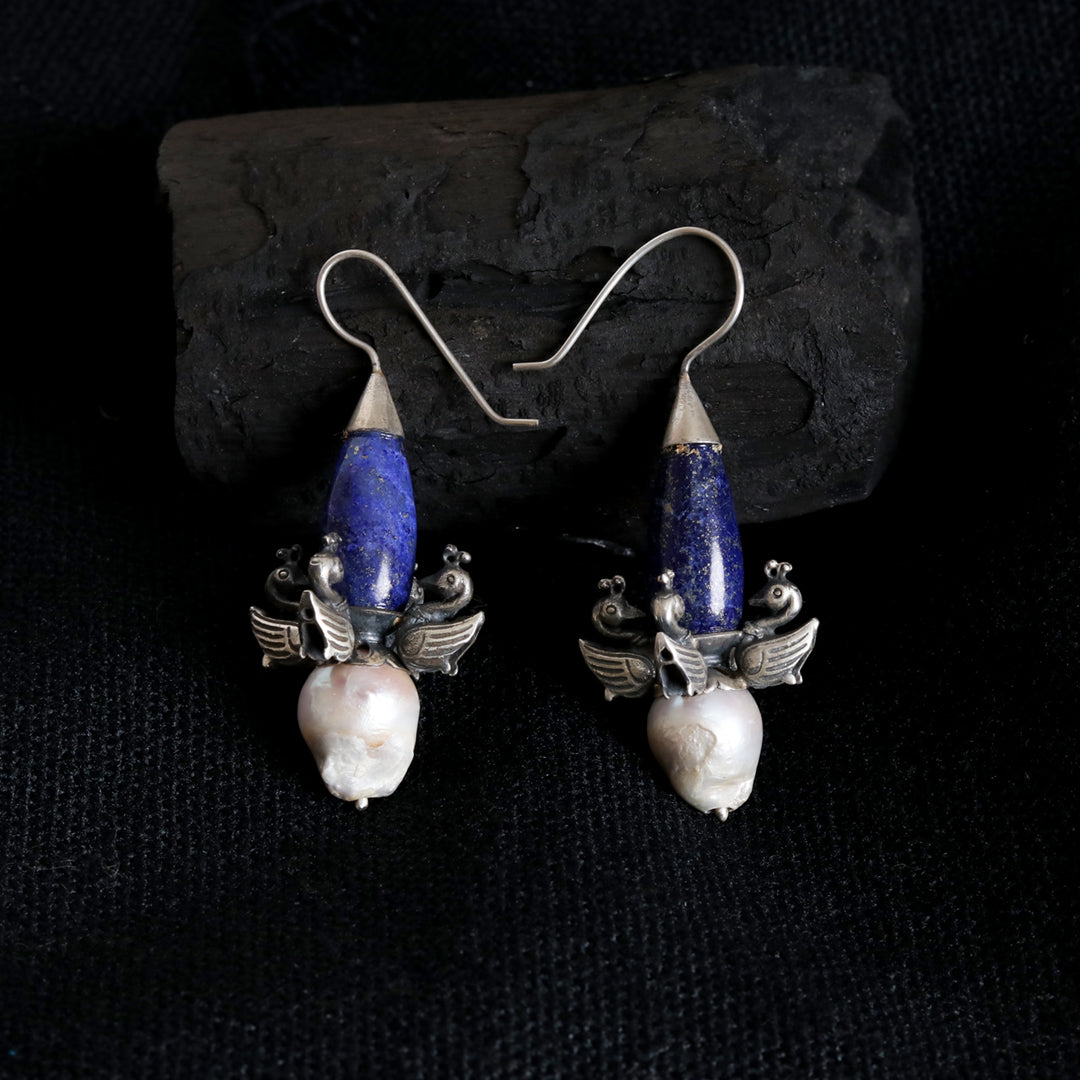Silver earring