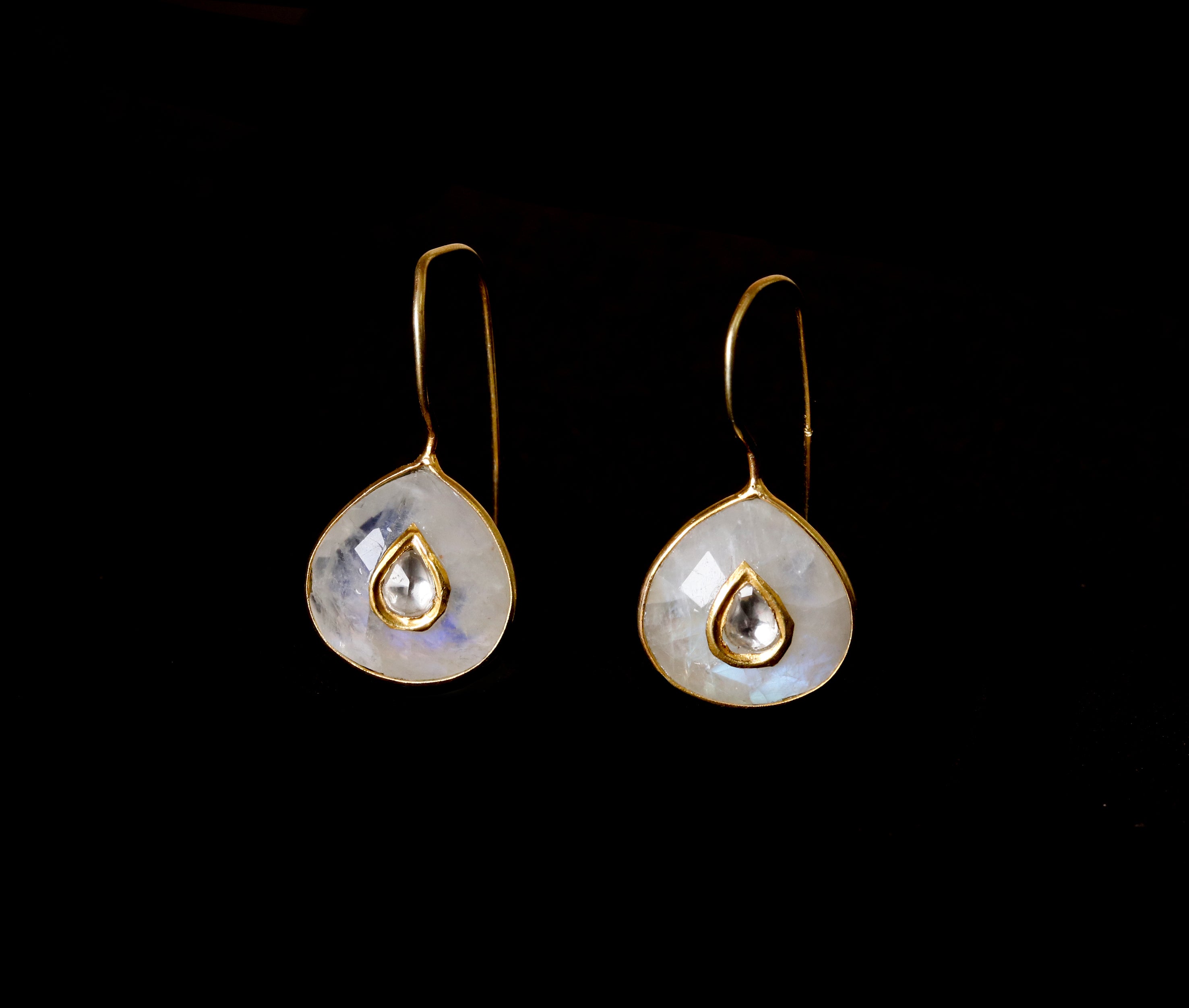 Pearl Jadai Hook Earrings