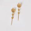 Gold-Plated Handcrafted Silver Earcuffs