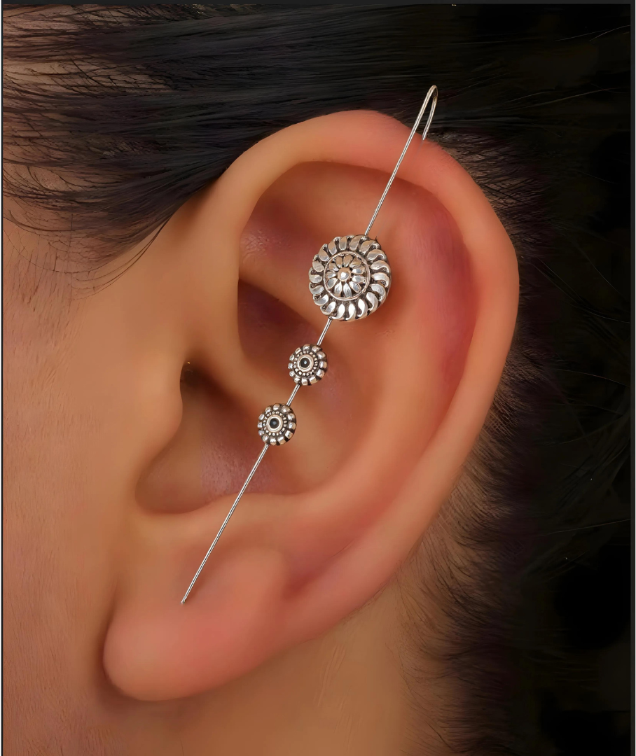 Handcrafted Sterling Silver Earcuff – view 3 of 6
