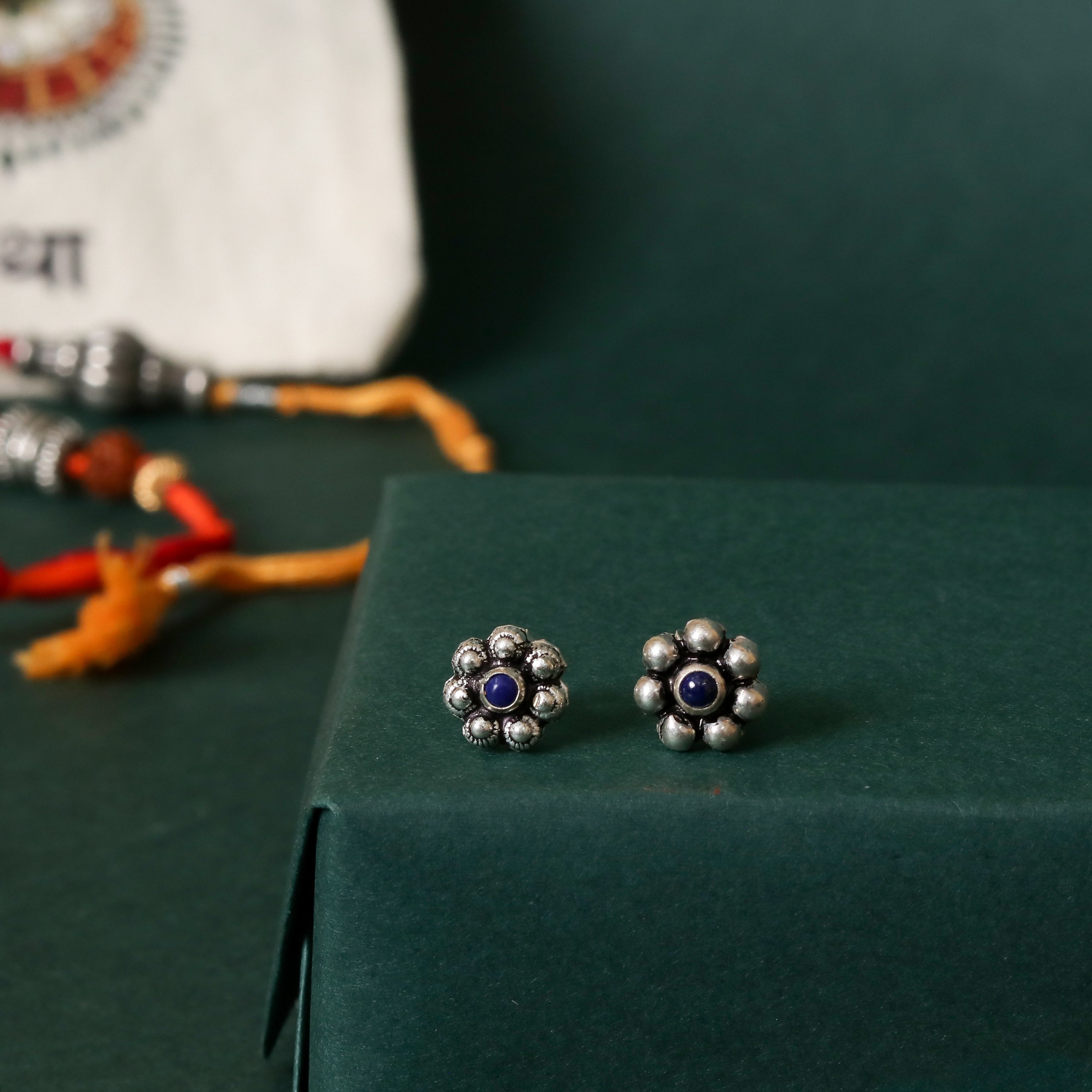 Blue Kudi Studs