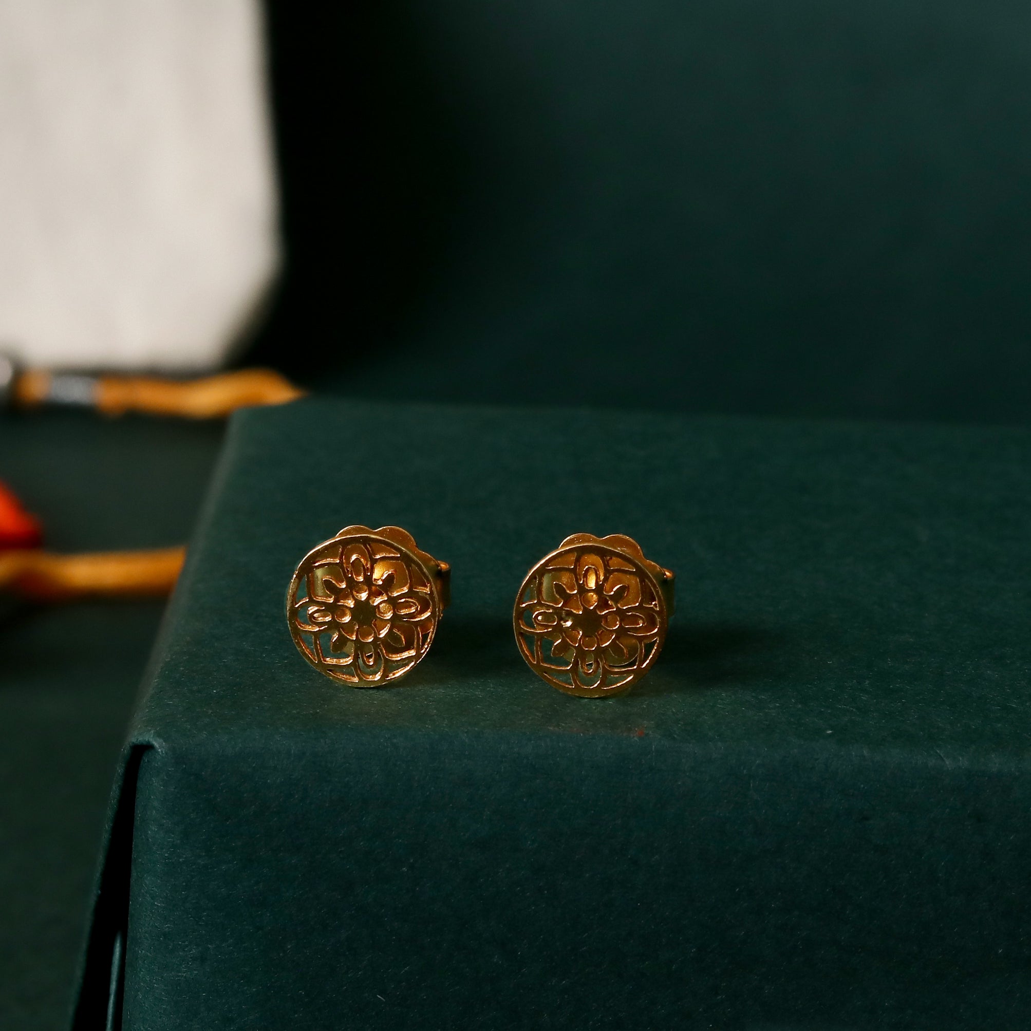 Delicate Gold-Plated Studs