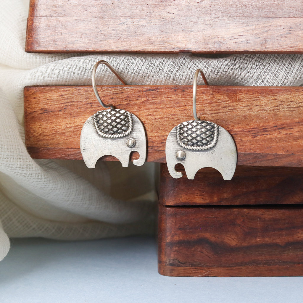 Charming Elephant Earrings