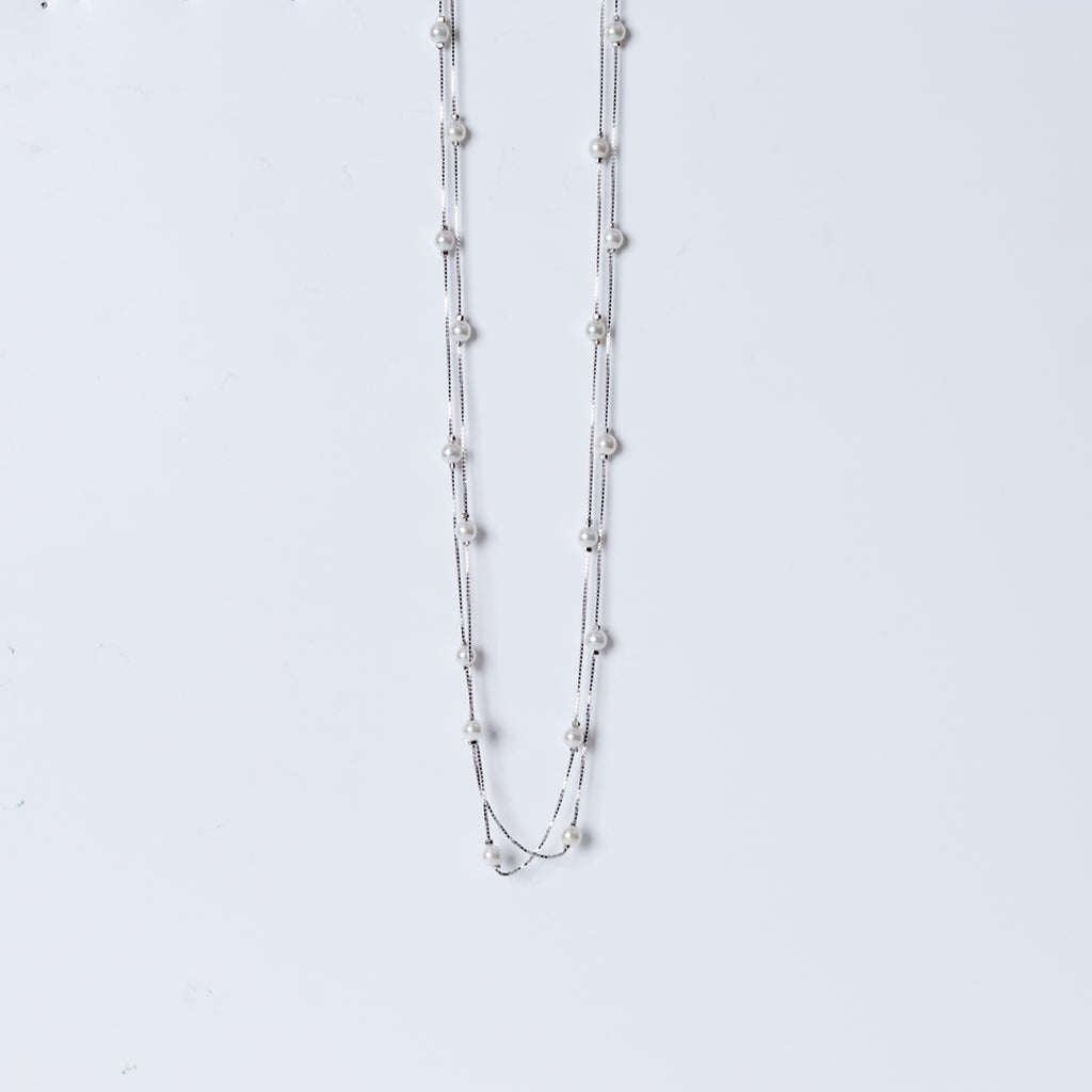 Double Layered Pearl Chain