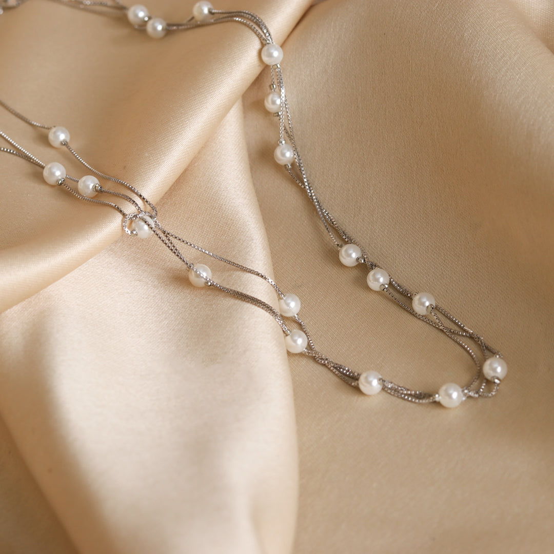 Three layered Pearl Chain