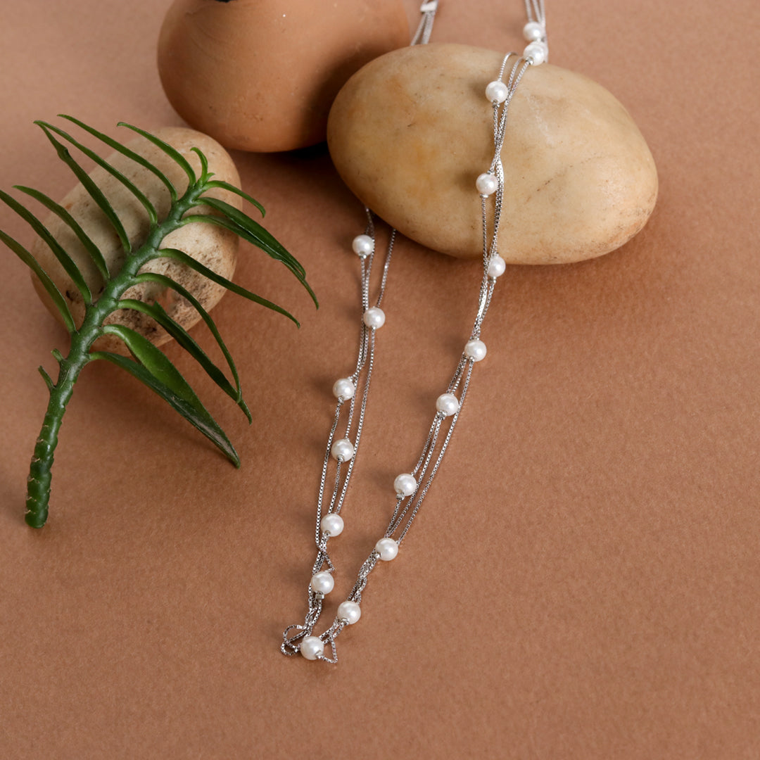 Three layered Pearl Chain