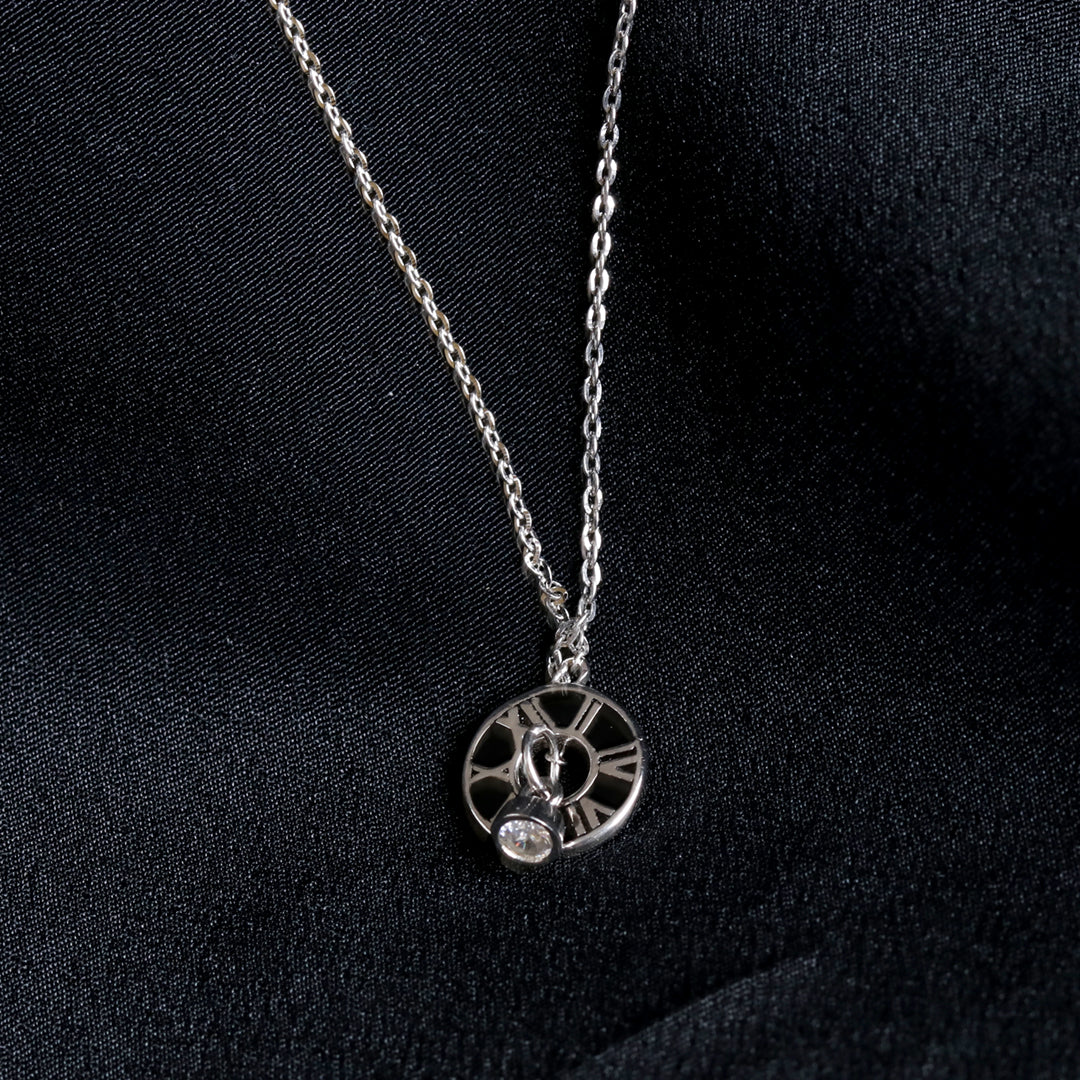 Silver Roman Necklace