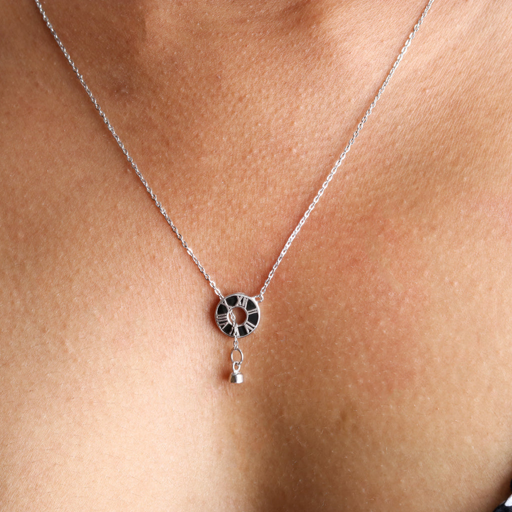 Silver Roman Necklace
