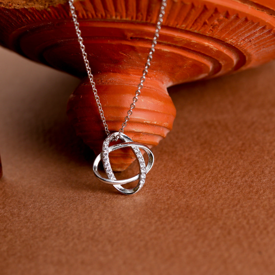 Entangle Silver Necklace