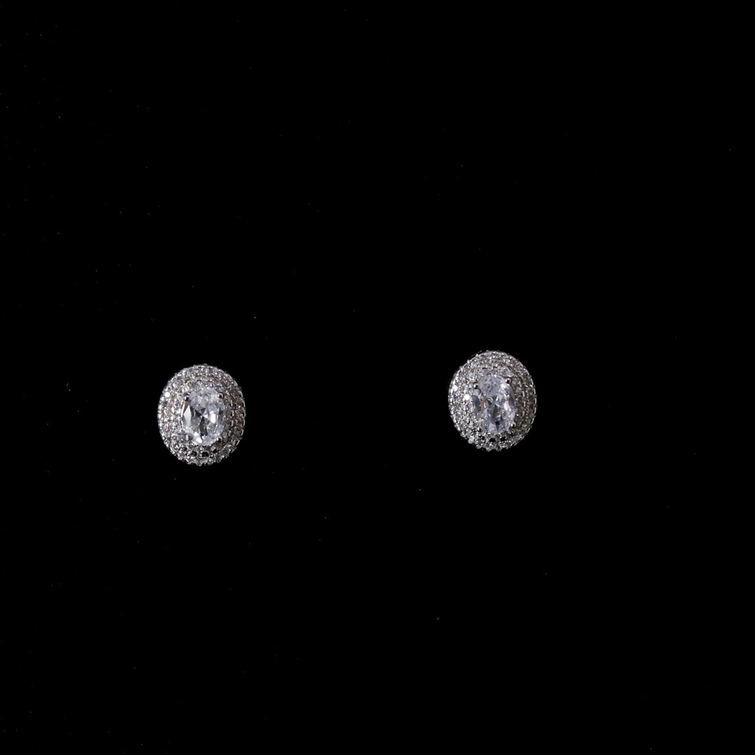 Zircon Oval Studds