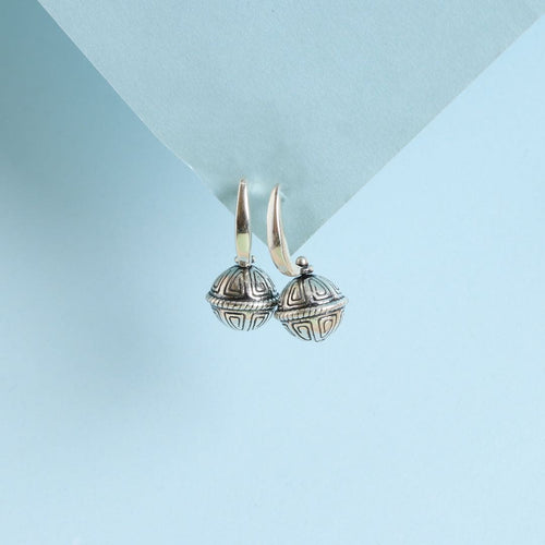 Carved Beads Earrings