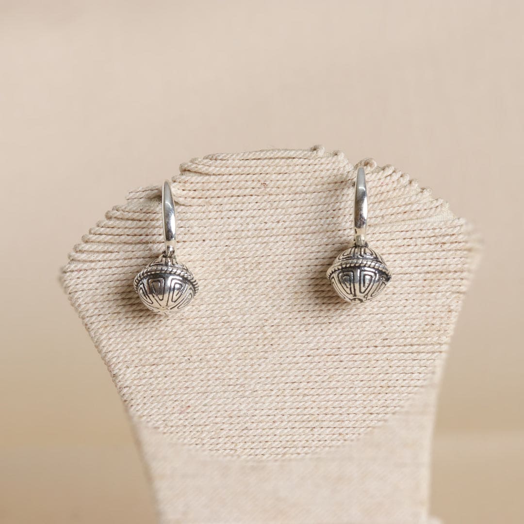 Carved Beads Earrings