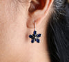 Hydro Blue Sapphire Hook Earrings