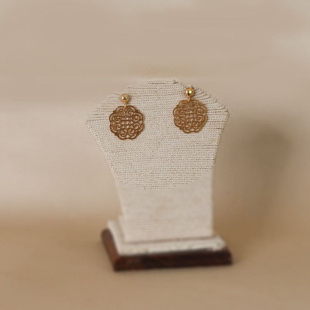 Gold-Tone Scalloped Filigree Drops – view 4 of 7