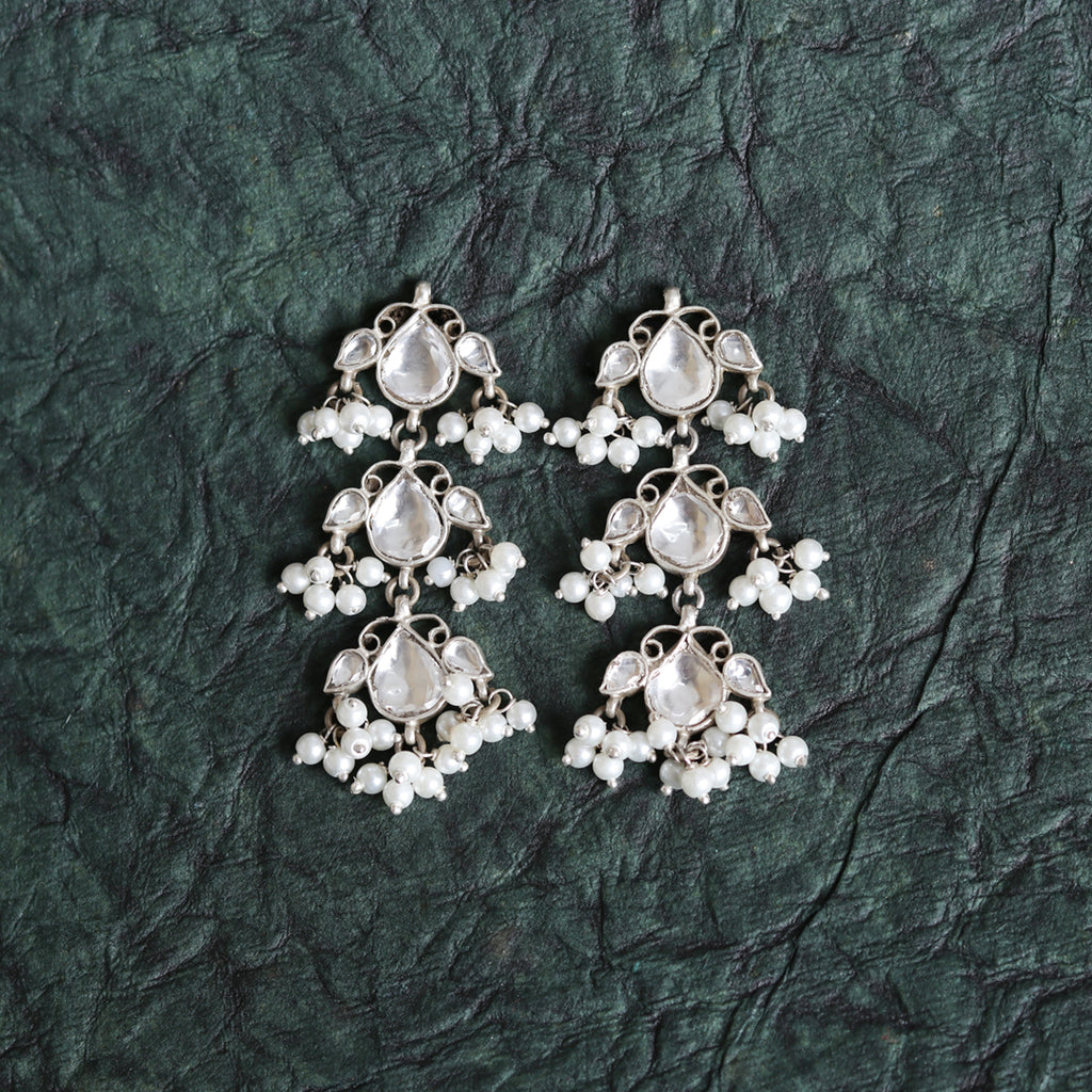 Kundan Pearl Earrings