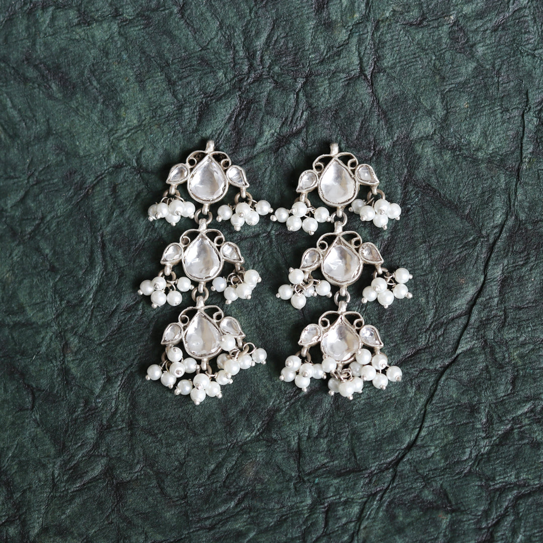 Kundan Pearl Earrings