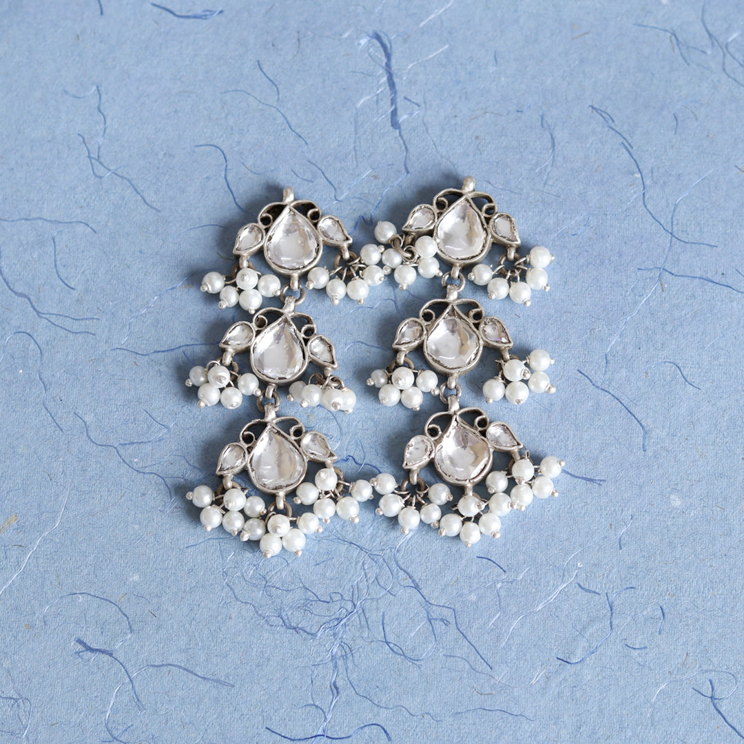 Kundan Pearl Earrings