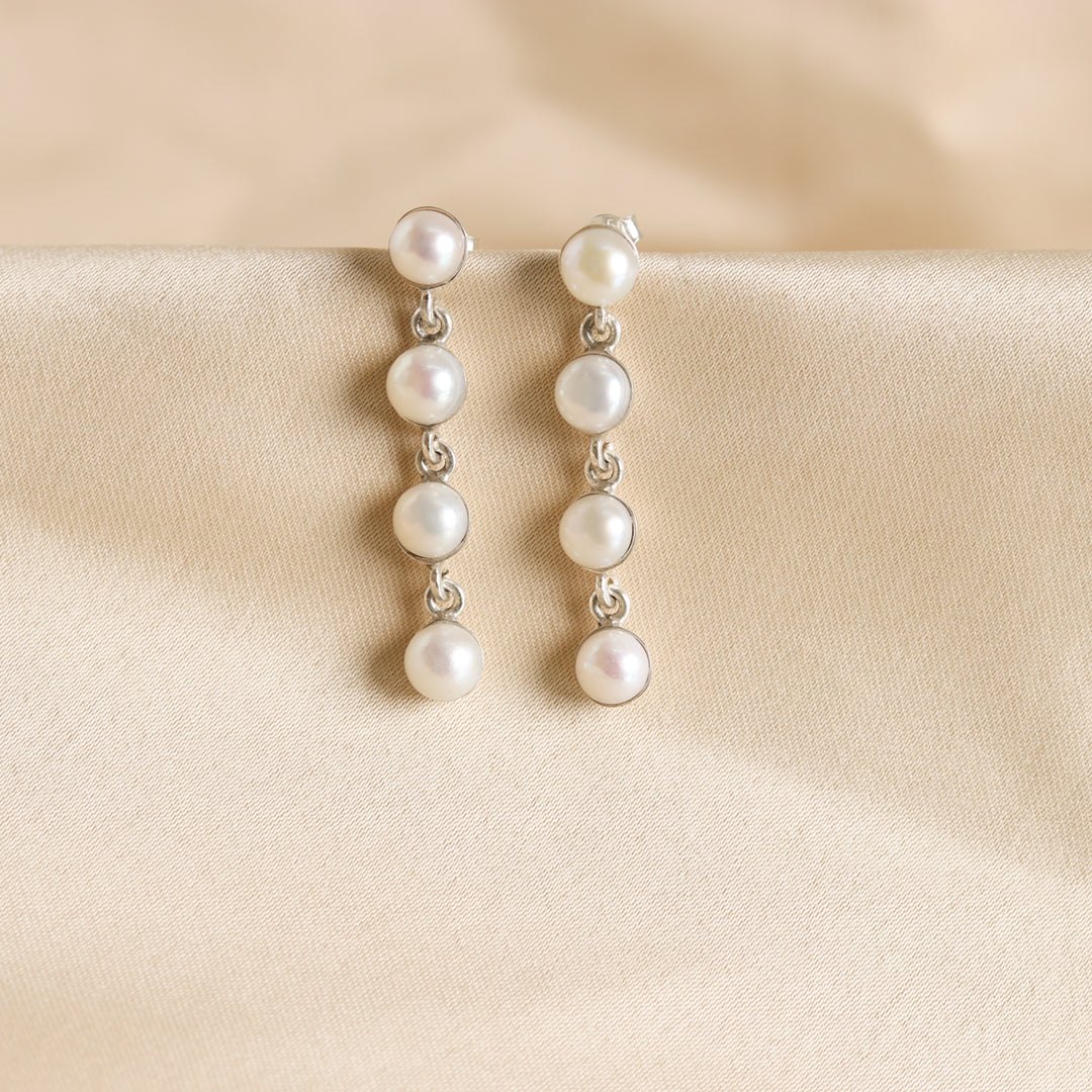 Dainty Pearl Earrings