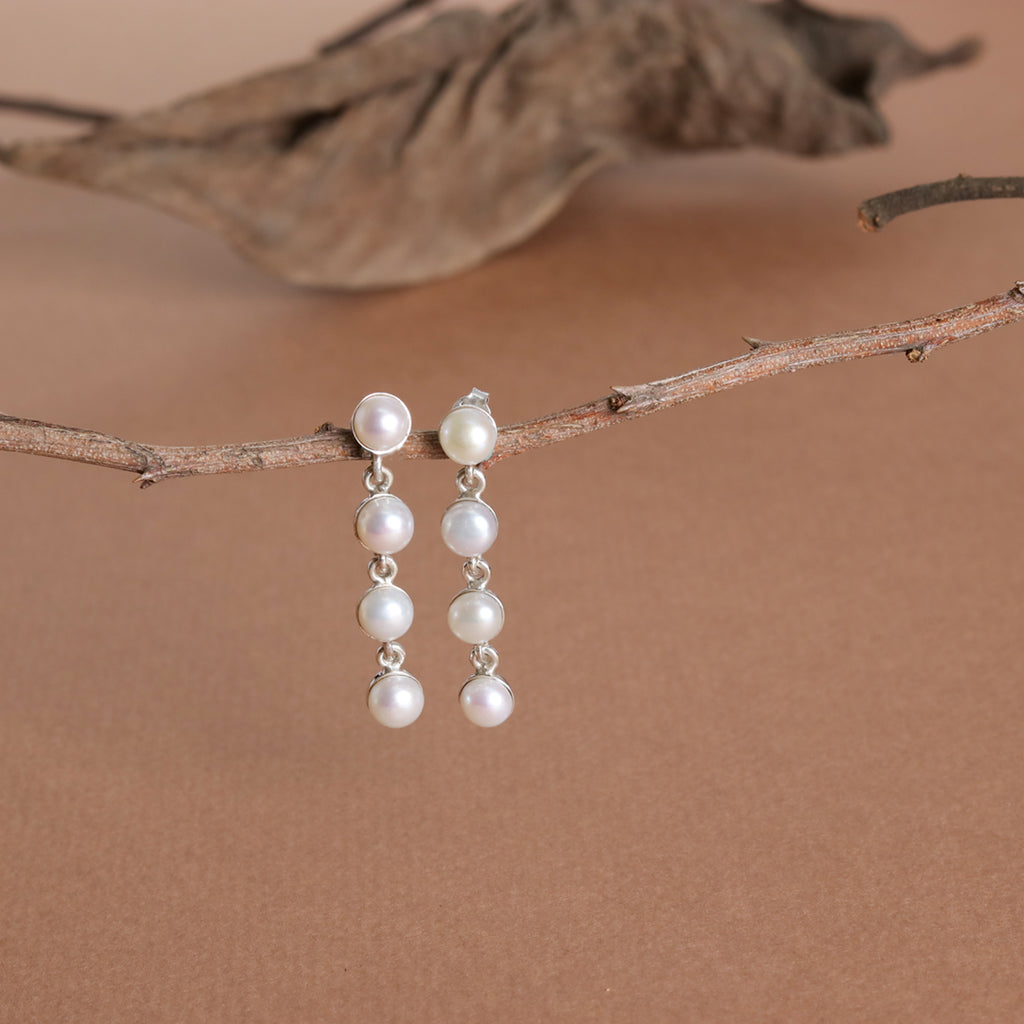 Dainty Pearl Earrings