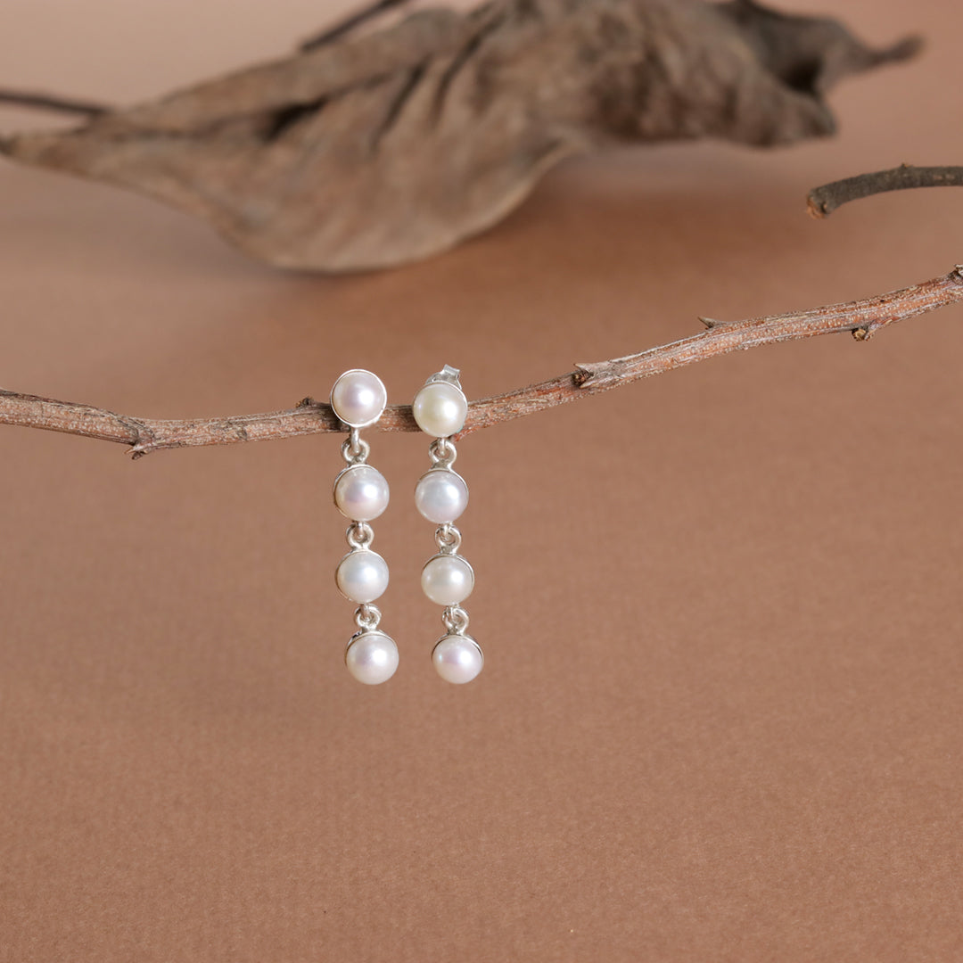 Dainty Pearl Earrings