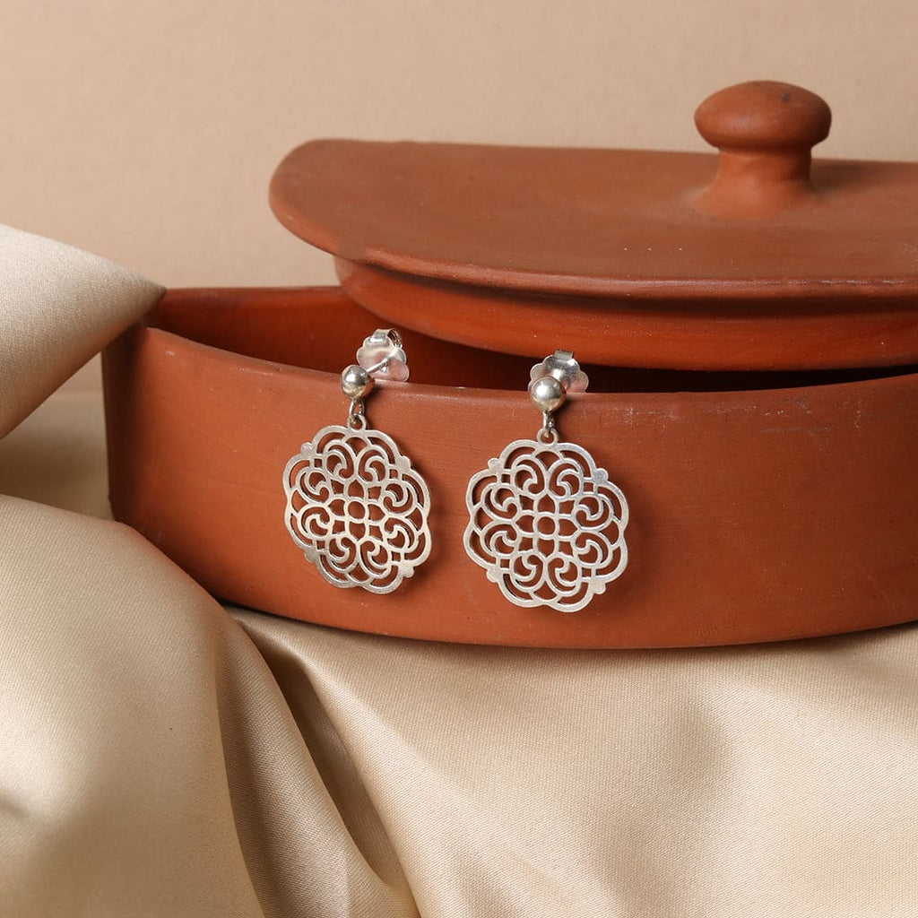 Floral Filigree Drop Studs – view 2 of 7