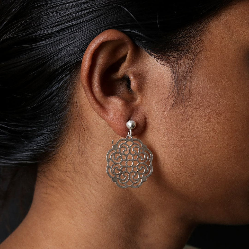 Floral Filigree Drop Studs – view 5 of 7