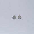 Silver-Tone Round Filigree Drop Earrings – Drop earrings