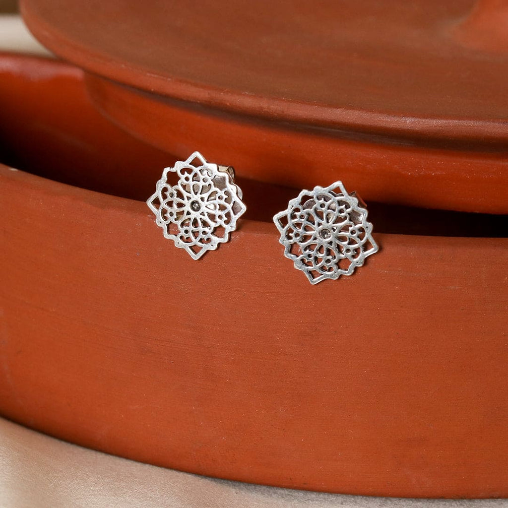 Cutwork Pattern Earrings – view 5 of 8