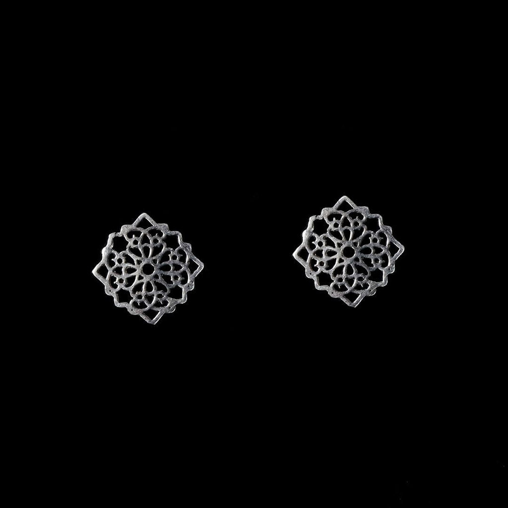Cutwork Pattern Earrings – view 3 of 8