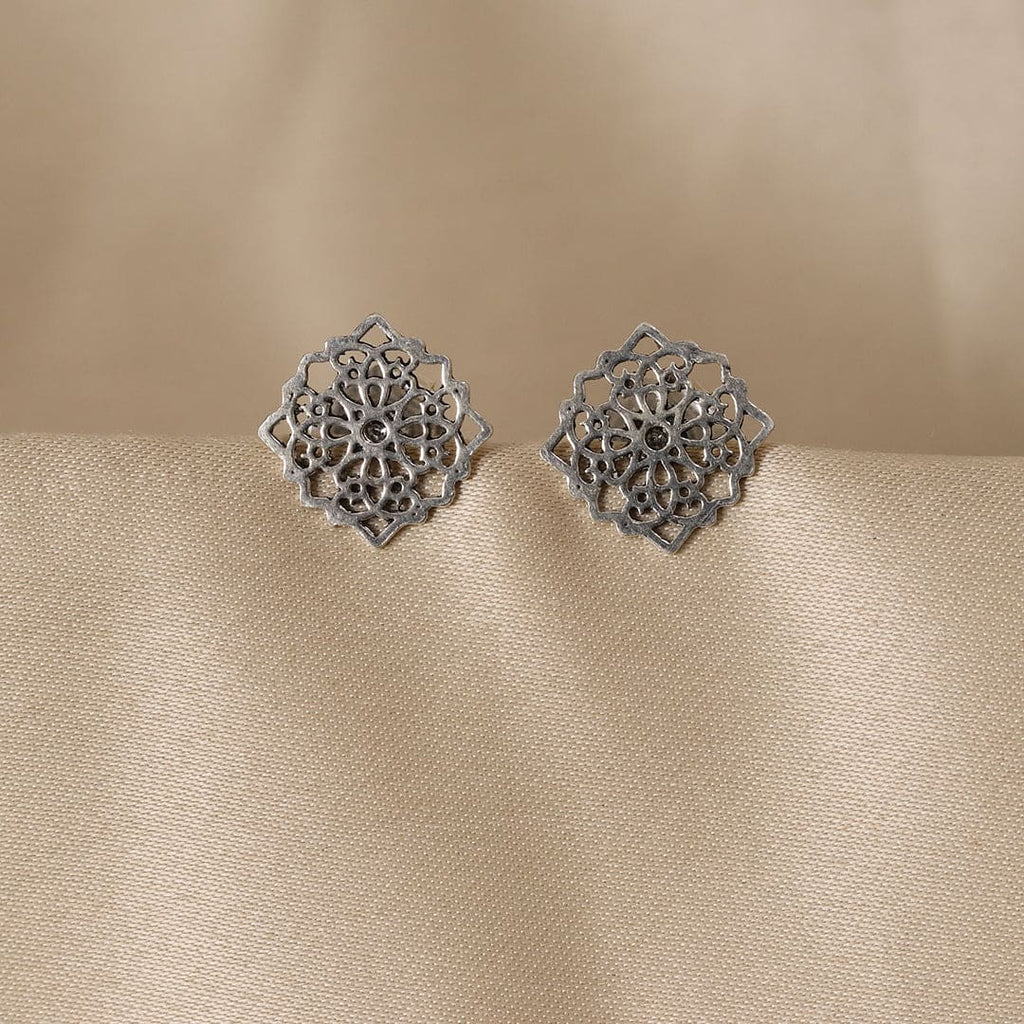 Cutwork Pattern Earrings – view 4 of 8