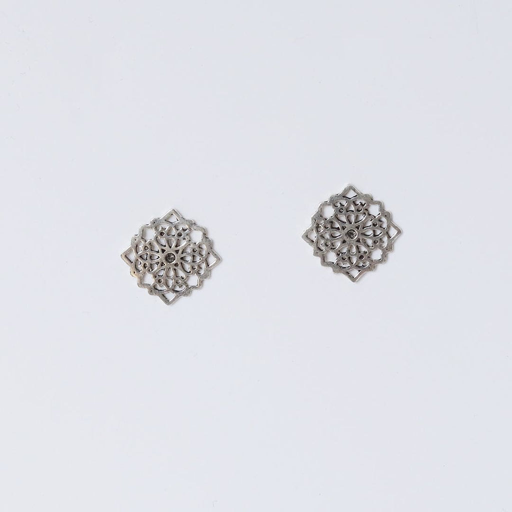 Cutwork Pattern Earrings – view 2 of 8
