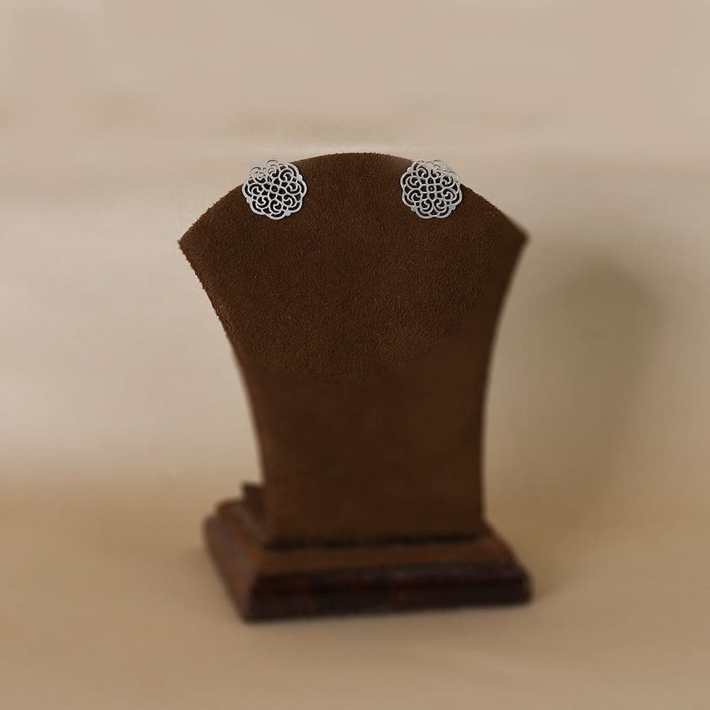 Mini Filigree Studs with Black Stone – view 5 of 8